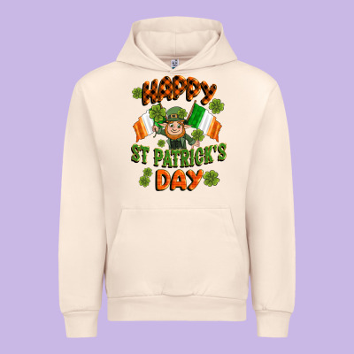 Happy St Patricks Day Urban Hoodie Designed By Cowgirlartshop