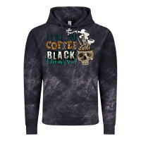 Cloud Black i like my coffee black like my soul Vintage Hoodie - Jasminsmagicworld