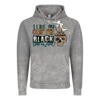 Cloud Rock i like my coffee black like my soul Vintage Hoodie - Jasminsmagicworld