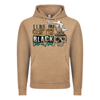 Vintage Coffee i like my coffee black like my soul Vintage Hoodie - Jasminsmagicworld