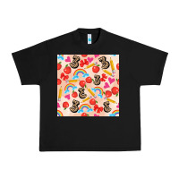 Black back to school seamless pattern 3 (3600x3600) Urban Heavy Tee - AdoDesignShop