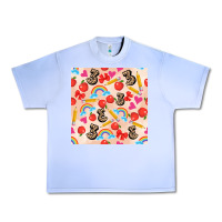 Grape Ice back to school seamless pattern 3 (3600x3600) Urban Heavy Tee - AdoDesignShop