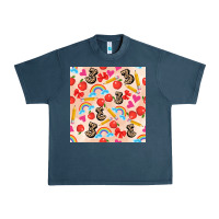 Midnight Navy back to school seamless pattern 3 (3600x3600) Urban Heavy Tee - AdoDesignShop