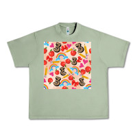 Oil Green back to school seamless pattern 3 (3600x3600) Urban Heavy Tee - AdoDesignShop