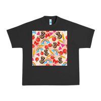 Pigment Black back to school seamless pattern 3 (3600x3600) Urban Heavy Tee - AdoDesignShop