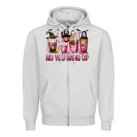 Dove Grey No you hang up coffee cups Zipper Hoodie - MaliasSmallBusiness