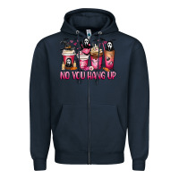 Navy No you hang up coffee cups Zipper Hoodie - MaliasSmallBusiness