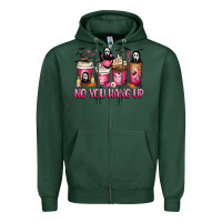 Sports Green No you hang up coffee cups Zipper Hoodie - MaliasSmallBusiness