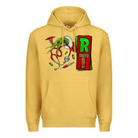 Antique Gold Christmas Character Nurse Premium Hoodie - NancyCooperArtShop