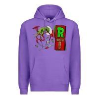 Purple Christmas Character Nurse Premium Hoodie - NancyCooperArtShop