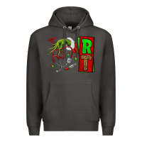 Smoke Christmas Character Nurse Premium Hoodie - NancyCooperArtShop