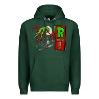 Sports Green Christmas Character Nurse Premium Hoodie - NancyCooperArtShop