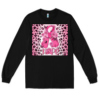 Black breast cancer with boxing gloves Long Sleeve Tee - MaliasSmallBusiness