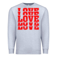 Heather Grey Love Premium Sweatshirt - Bettercallsaul