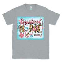 Heather Grey Western Registered Nurse Classic Tee - LillyAllenDesigns