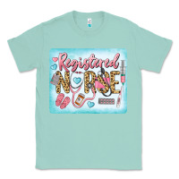 Seafoam Western Registered Nurse Classic Tee - LillyAllenDesigns