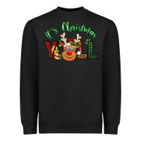 Black it's christmas y'all reindeer Heavyweight Sweatshirt - Jasminsmagicworld
