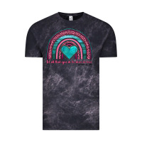 Cloud Black valentine's day rainbow let all that you do be done in love 1 corinthi Vintage Tee - AdoDesignShop