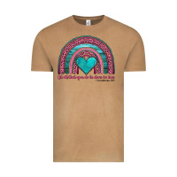 Vintage Camel valentine's day rainbow let all that you do be done in love 1 corinthi Vintage Tee - AdoDesignShop