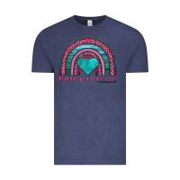 Vintage Denim valentine's day rainbow let all that you do be done in love 1 corinthi Vintage Tee - AdoDesignShop