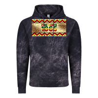 Cloud Black juneteenth 1865 leopard licence plate template Vintage Hoodie - Artiststas
