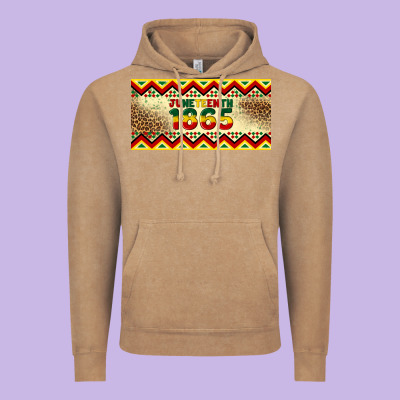 Juneteenth 1865 Leopard Licence Plate Template Vintage Hoodie Designed By Artiststas