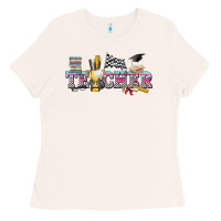Bone race with teacher Ladies Tee - texasbilliewilder