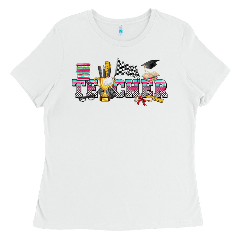 Race With Teacher Ladies Tee by texasbilliewilder | Teevron