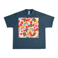Midnight Navy back to school seamless pattern 4 (3600x3600) Urban Heavy Tee - AdoDesignShop