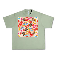 Oil Green back to school seamless pattern 4 (3600x3600) Urban Heavy Tee - AdoDesignShop