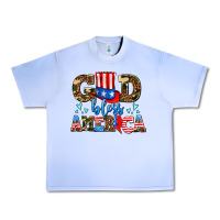 Grape Ice god bless america Urban Heavy Tee - AdoDesignShop