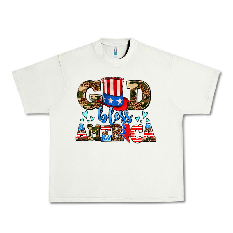 God Bless America Urban Heavy Tee by AdoDesignShop | Teevron