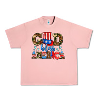 Salmon god bless america Urban Heavy Tee - AdoDesignShop