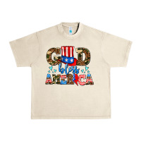 Sandshell god bless america Urban Heavy Tee - AdoDesignShop