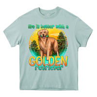 Arona life is better with a golden retriever Heavy Core Tee - texasbilliewilder