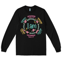 Black i am inspiration Long Sleeve Tee - MaliasSmallBusiness
