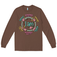 Chestnut i am inspiration Long Sleeve Tee - MaliasSmallBusiness
