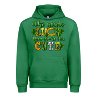 Emerald Who needs luck when you're this cute St. Patrick's Urban Hoodie - CowGirlArtShop
