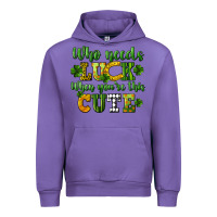 Tulip Who needs luck when you're this cute St. Patrick's Urban Hoodie - CowGirlArtShop