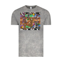 Cloud Rock easter bunny egg cowhide leopard Vintage Tee - Artiststas