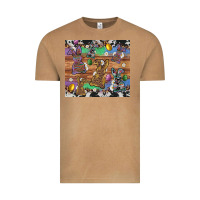 Vintage Camel easter bunny egg cowhide leopard Vintage Tee - Artiststas
