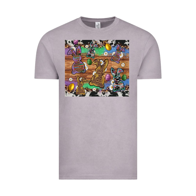 Easter Bunny Egg Cowhide Leopard Vintage Tee by Artiststas | Teevron