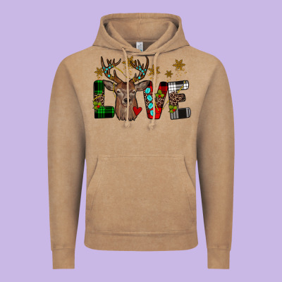 Love Christmas Vintage Hoodie Designed By Jahusdesignshop