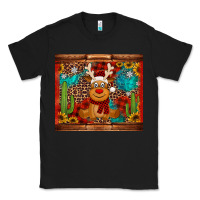 Black western christmas reindeer Classic Tee - Jasminsmagicworld
