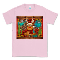 Bubblegum Pink western christmas reindeer Classic Tee - Jasminsmagicworld