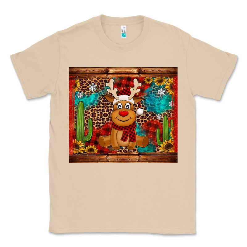 Western Christmas Reindeer Classic Tee by Jasminsmagicworld | Teevron