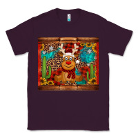 Plum western christmas reindeer Classic Tee - Jasminsmagicworld