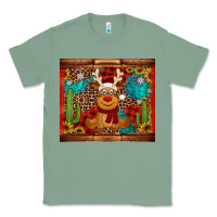 Sage western christmas reindeer Classic Tee - Jasminsmagicworld