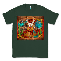 Sports Green western christmas reindeer Classic Tee - Jasminsmagicworld