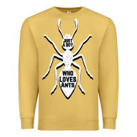 Antique Gold Just A Boy Who Loves Ants Premium Sweatshirt - Bettercallsaul